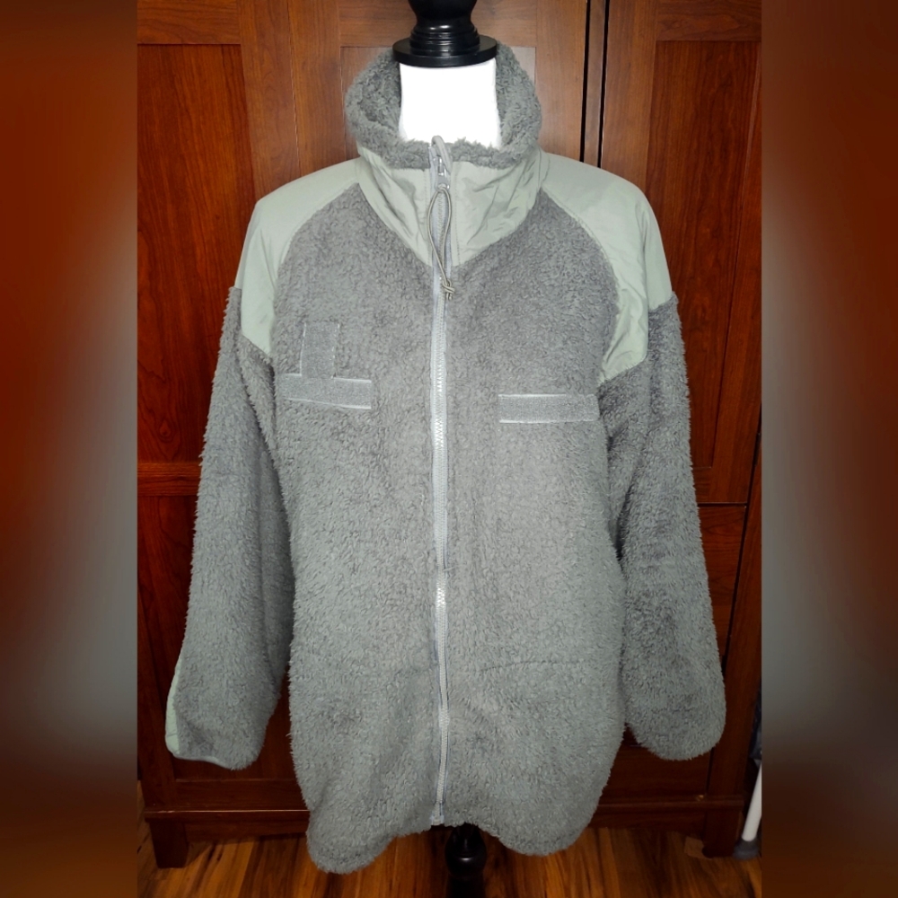 Polartec Military Cold Weather Fleece Full Zip Sz L - Picture 2 of 10
